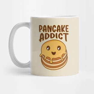 Pancake Addict Funny Kawaii Cake Lover Mug